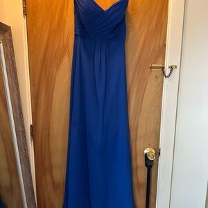 Bill Levkoff Royal Blue Maxi Dress
Bridesmaids dress
